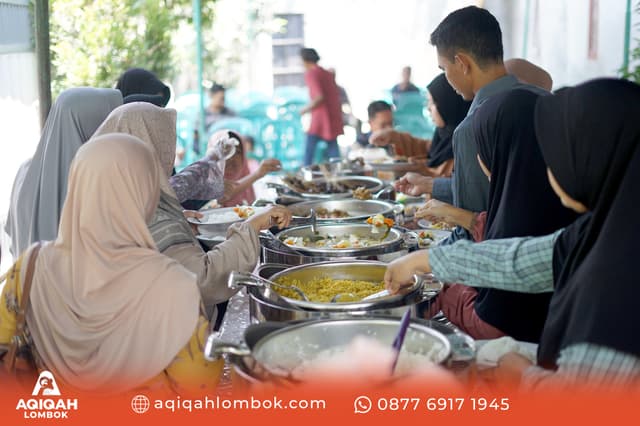 Paket Aqiqah Lombok Prasmanan