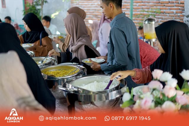 Paket Aqiqah Lombok Prasmanan