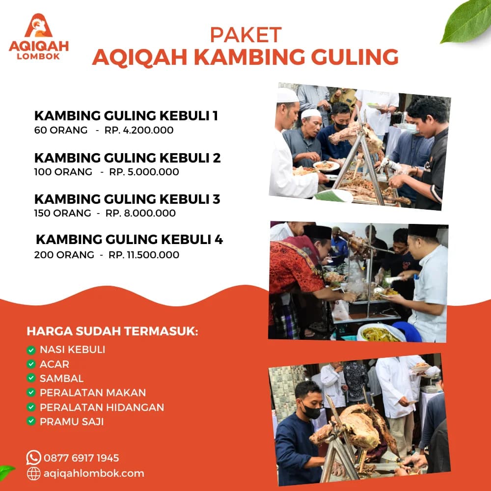 Paket Aqiqah Kambing Guling