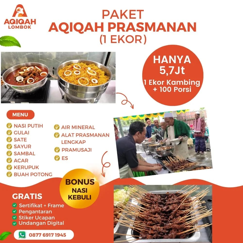 Paket Aqiqah Prasmanan